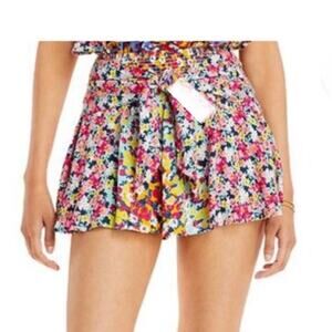 Patrons of Peace Wildflower Tie Front Penny Shorts Size XS